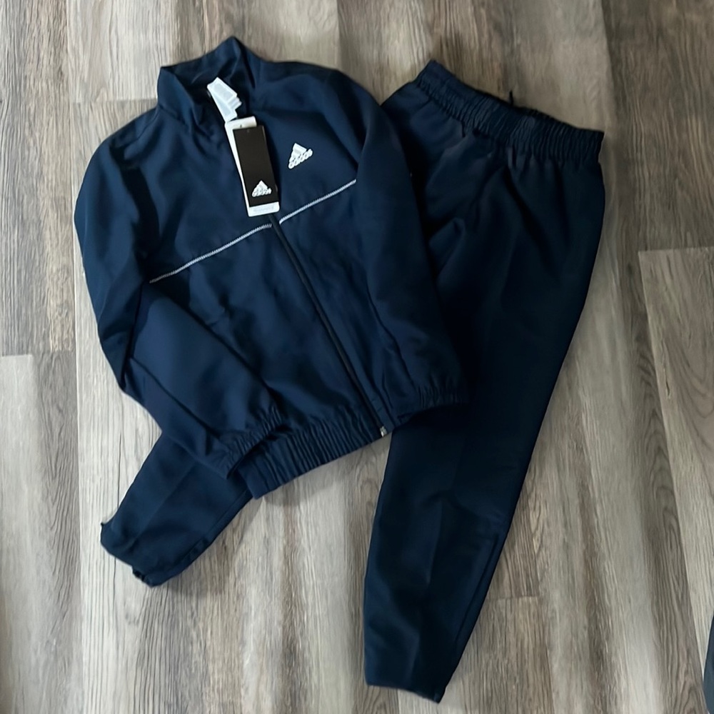 New - Adidas Kids Tracksuit - Navy - XS